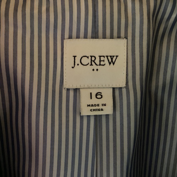 J Crew Navy Blazer | Gold Buttons | Silk Lined - Picture 2 of 3
